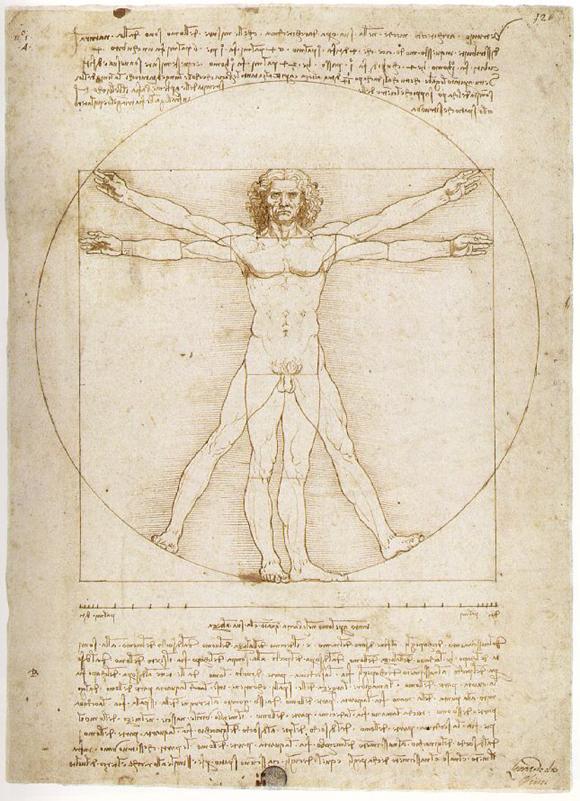 'The Vitruvian Man' (L'Uomo Vitruviano) - Leonardo da Vinci.jpg