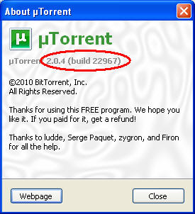 Utorrent last release.jpg